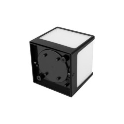 Sieninis lauko šviestuvas Cube-2 GX53 Juoda