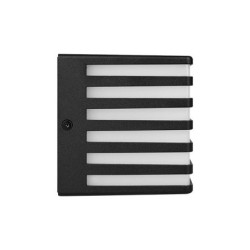 Sieninis lauko šviestuvas Cube-3 GX53 Juoda