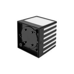 Sieninis lauko šviestuvas Cube-3 GX53 Juoda