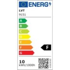 Sieninis lauko šviestuvas Diron LED 10W su judesio davikliu BALTA