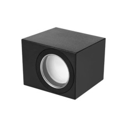 Sieninis lauko šviestuvas Lida PC LED GU10 Juoda