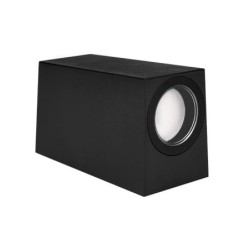Sieninis lauko šviestuvas Lida PC LED GU10 duo Juoda