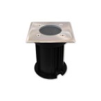 Grindinio šviestuvas LED GU10 Kvadratinis IP66 230V 100mm
