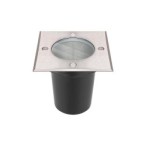 Grindinio šviestuvas LED GU10 Kvadratinis IP67 230V 108mm