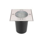 Grindinio šviestuvas LED GU10 Kvadratinis IP67 230V 108mm