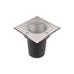 Grindinio šviestuvas LED GU10 Kvadratinis IP67 230V 108mm