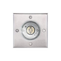Grindinio šviestuvas LED GU10 Kvadratinis IP67 230V 108mm