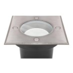 Grindinio šviestuvas LED GU10 Kvadratinis IP67 230V 108mm
