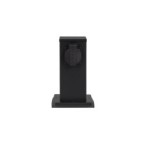 Pastatomas lauko šviestuvas 230V Ontario 20cm Dviejų lizdų JUODA