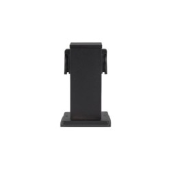 Pastatomas lauko šviestuvas 230V Ontario 20cm Dviejų lizdų JUODA