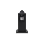 Pastatomas lauko šviestuvas 230V Ontario 20cm Dviejų lizdų JUODA