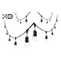 Girlianda LED 20m 20x E27 lemputė 1W