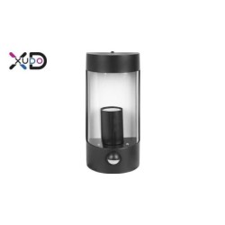 Sieninis šviestuvas (XD-QA101B) E27 LED IP44 PC JUODA PIR judesio daviklis