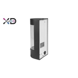 Sieninis šviestuvas (XD-QA101B) E27 LED IP44 PC JUODA PIR judesio daviklis