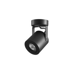Sieninis - lubinis šviestuvas GU10 LED Abi 80mm Reguliuojamas x1 JUODA