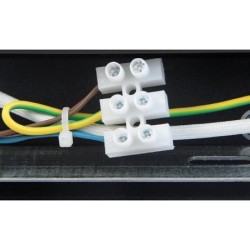 Sieninis - lubinis šviestuvas GU10 LED Bardo Reguliuojamas x3 JUODA