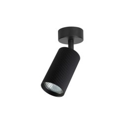 Sieninis - lubinis šviestuvas GU10 LED Lucerno Reguliuojamas x1 JUODA