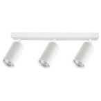 Sieninis - lubinis šviestuvas GU10 LED Lucerno Reguliuojamas x3 BALTA