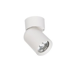 Sieninis - lubinis šviestuvas GU10 LED Timo Reguliuojamas x1 BALTA