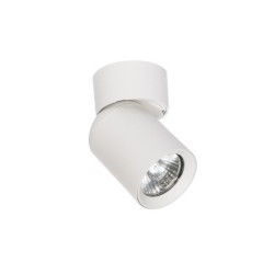 Sieninis - lubinis šviestuvas GU10 LED Timo Reguliuojamas x1 BALTA