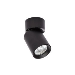 Sieninis - lubinis šviestuvas GU10 LED Timo Reguliuojamas x1 JUODA