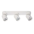 Sieninis - lubinis šviestuvas GU10 LED Timo Reguliuojamas x3 BALTA