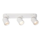 Sieninis - lubinis šviestuvas GU10 LED Timo Reguliuojamas x3 BALTA
