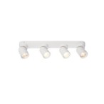 Sieninis - lubinis šviestuvas GU10 LED Timo Reguliuojamas x4 BALTA