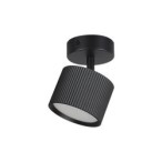 Sieninis - lubinis šviestuvas GX53 LED Orbin Reguliuojamas x1 JUODA