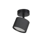 Sieninis - lubinis šviestuvas GX53 LED Orbin Reguliuojamas x1 JUODA