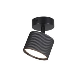 Sieninis - lubinis šviestuvas GX53 LED Orbin Reguliuojamas x1 JUODA