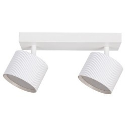 Sieninis - lubinis šviestuvas GX53 LED Orbin Reguliuojamas x2 BALTA