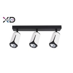 Sieninis - lubinis šviestuvas (XD-IK263W) GU10 LED x3 BALTA+JUODA