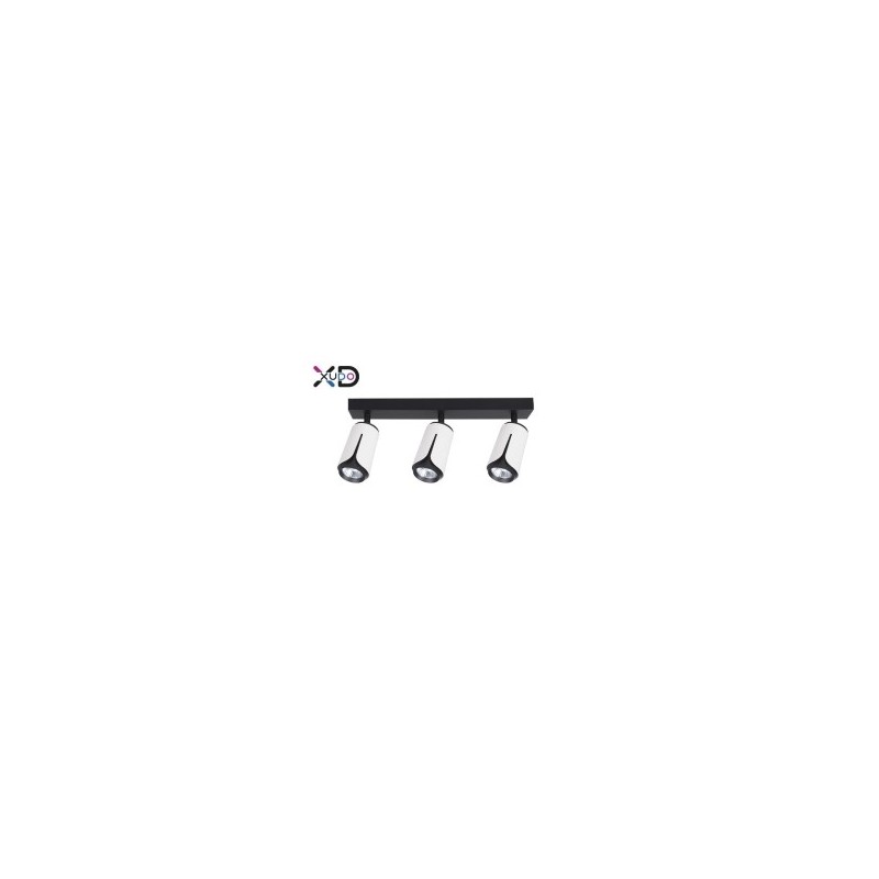 Sieninis - lubinis šviestuvas (XD-IK263W) GU10 LED x3 BALTA+JUODA