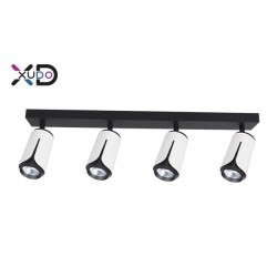Sieninis - lubinis šviestuvas (XD-IK264W) GU10 LED x4 BALTA+JUODA