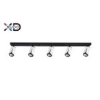 Lubinis šviestuvas (XD-IK265W) GU10 LED x5 BALTA+JUODA