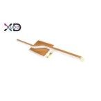 Sieninis šviestuvas (XD-LA129G) LED 12W 60cm 4000K Aukso