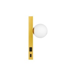 Sieninis šviestuvas skirtas skaitymui Bali-10 G9 USB A+C su jungikliu