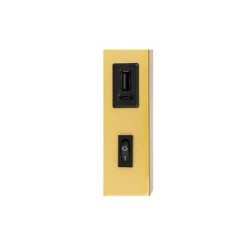 Sieninis šviestuvas skirtas skaitymui Bali-10 G9 USB A+C su jungikliu