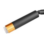 Sieninis šviestuvas skirtas skaitymui G9 Piero USB JUODA+Aukso