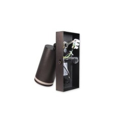 Sieninis šviestuvas skirtas skaitymui GU10 Ring 55mm JUODA