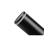 Sieninis šviestuvas skirtas skaitymui GU10 Ring 55mm JUODA