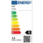 Stalinis šviestuvas Alma LED RGB + CCT 12W Juoda