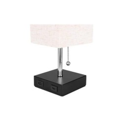 Stalinis šviestuvas Boro E27 1x USB-A + USB-C
