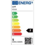 Stalinis šviestuvas Kivo LED 5W CCT BALTA