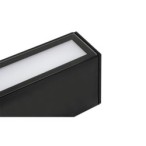Pastatomas lauko šviestuvas LED 24W Roma 60cm Juoda