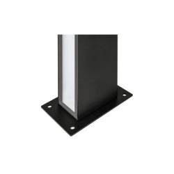 Pastatomas lauko šviestuvas LED 24W Roma 60cm Juoda