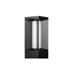 Pastatomas lauko šviestuvas LED 9W Prios 60cm Juoda