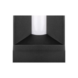 Pastatomas lauko šviestuvas LED 9W Prios 60cm Juoda