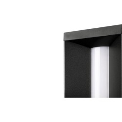 Pastatomas lauko šviestuvas LED 9W Prios 60cm Juoda